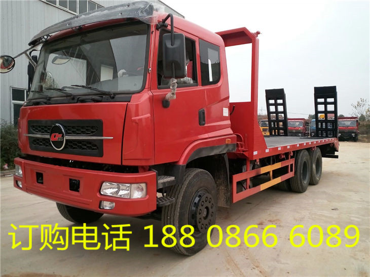 楚風(fēng)后八輪挖掘機(jī)平板運(yùn)輸車廠家@特價(jià)銷售25噸挖機(jī)平板車