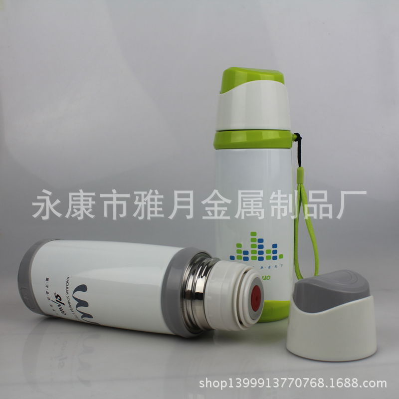 廠家直銷 新款雙層*頭保溫杯優(yōu)質(zhì)保溫杯500ML*頭杯禮品杯