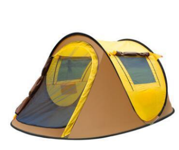 面包樹 帳篷戶外3-4人全自動(dòng)野外露營雙人防雨2秒速開帳篷套裝 戶外自動(dòng)帳篷套裝