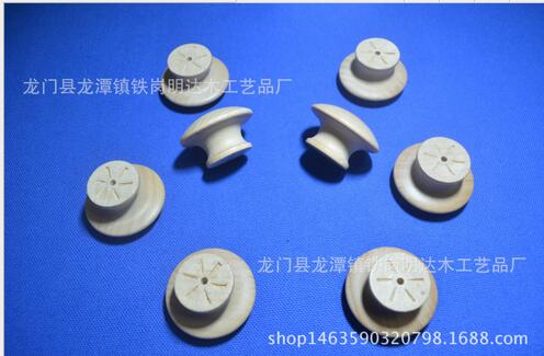 手木質(zhì)工藝品 圓形木拉手抽屜用拉手 實(shí)木家具木把手圓形木拉手