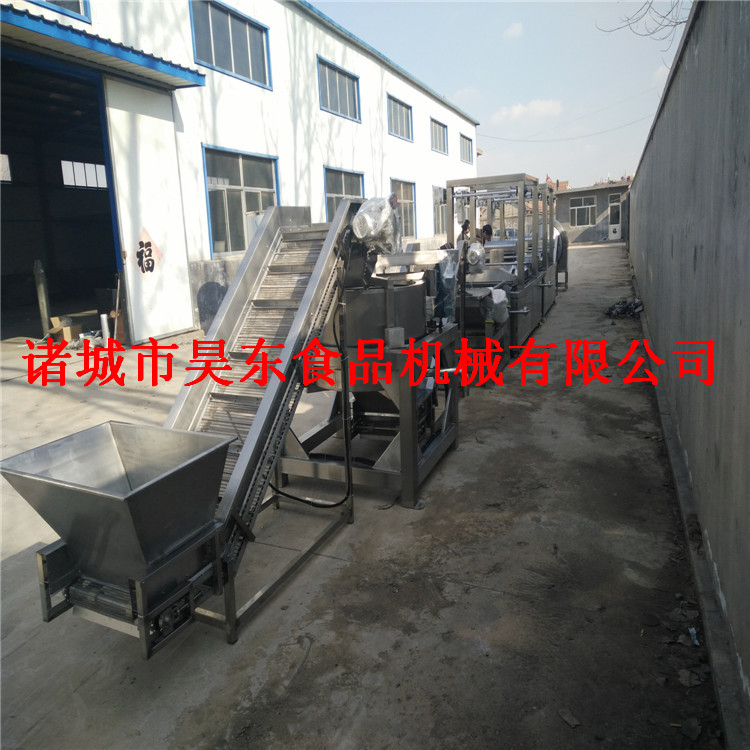 昊東麻花油炸流水線 全自動(dòng)脆皮麻花油炸設(shè)備
