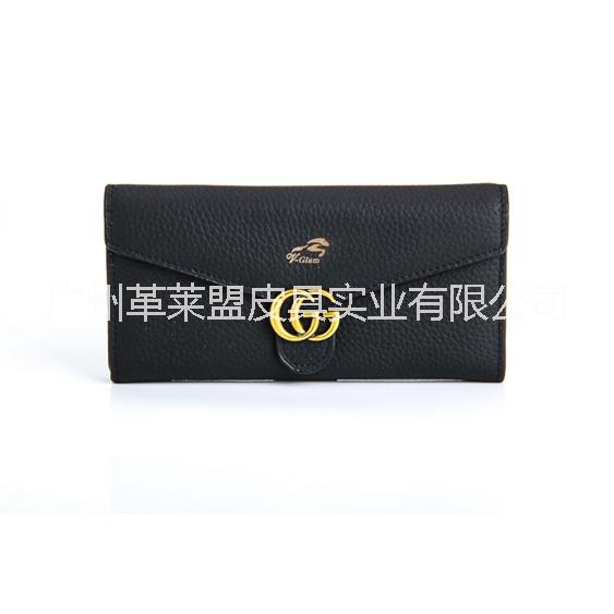 供應(yīng)革萊盟新款真皮女士長短錢包禮品定制 皮具定制專業(yè)廠家