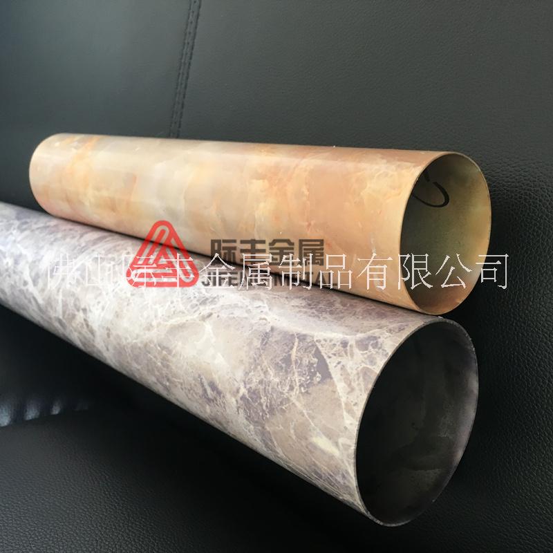 防曬防腐不銹鋼黃花梨木紋工藝管