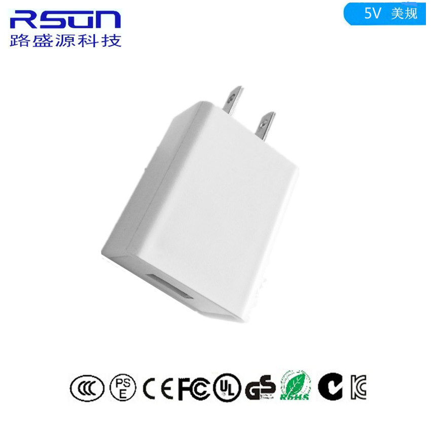 RSUN-熱銷產(chǎn)品 5v2a同步整流電源適配器 10W美規(guī)USB充電器