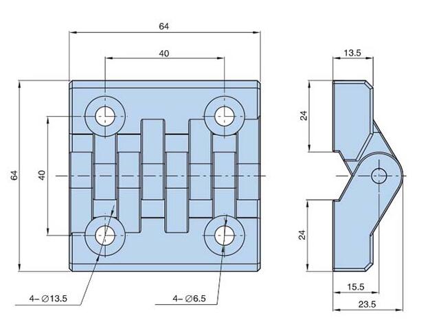 尼龍玻璃纖維合頁(yè) 黑色加厚合頁(yè) 無(wú)間隙合頁(yè)尼龍合頁(yè)