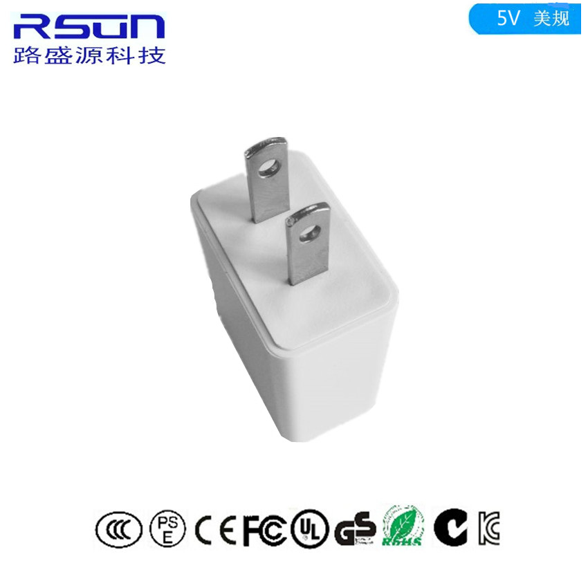 RSUN-熱銷產(chǎn)品 5v2a同步整流電源適配器 10W美規(guī)USB充電器