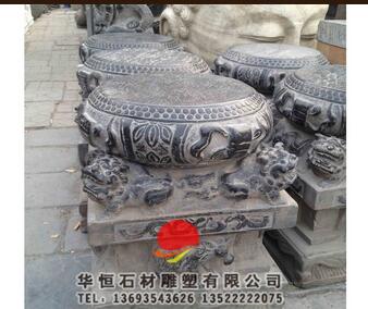 石雕門墩定制石雕工藝華恒石材雕塑廠家各式石質(zhì)石雕門墩