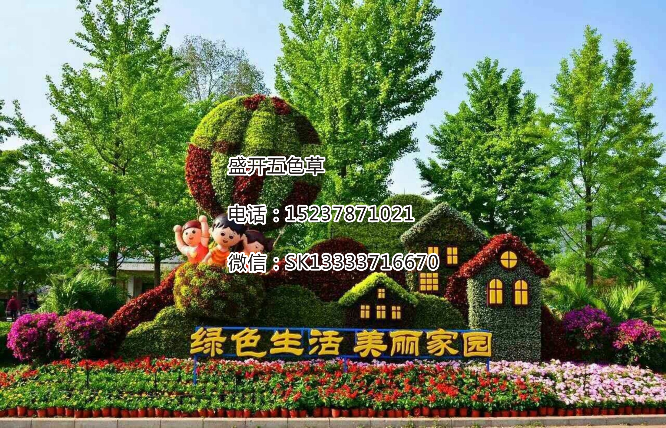 可以反復(fù)使用－立體花壇植物，立體花壇，新型立體花壇