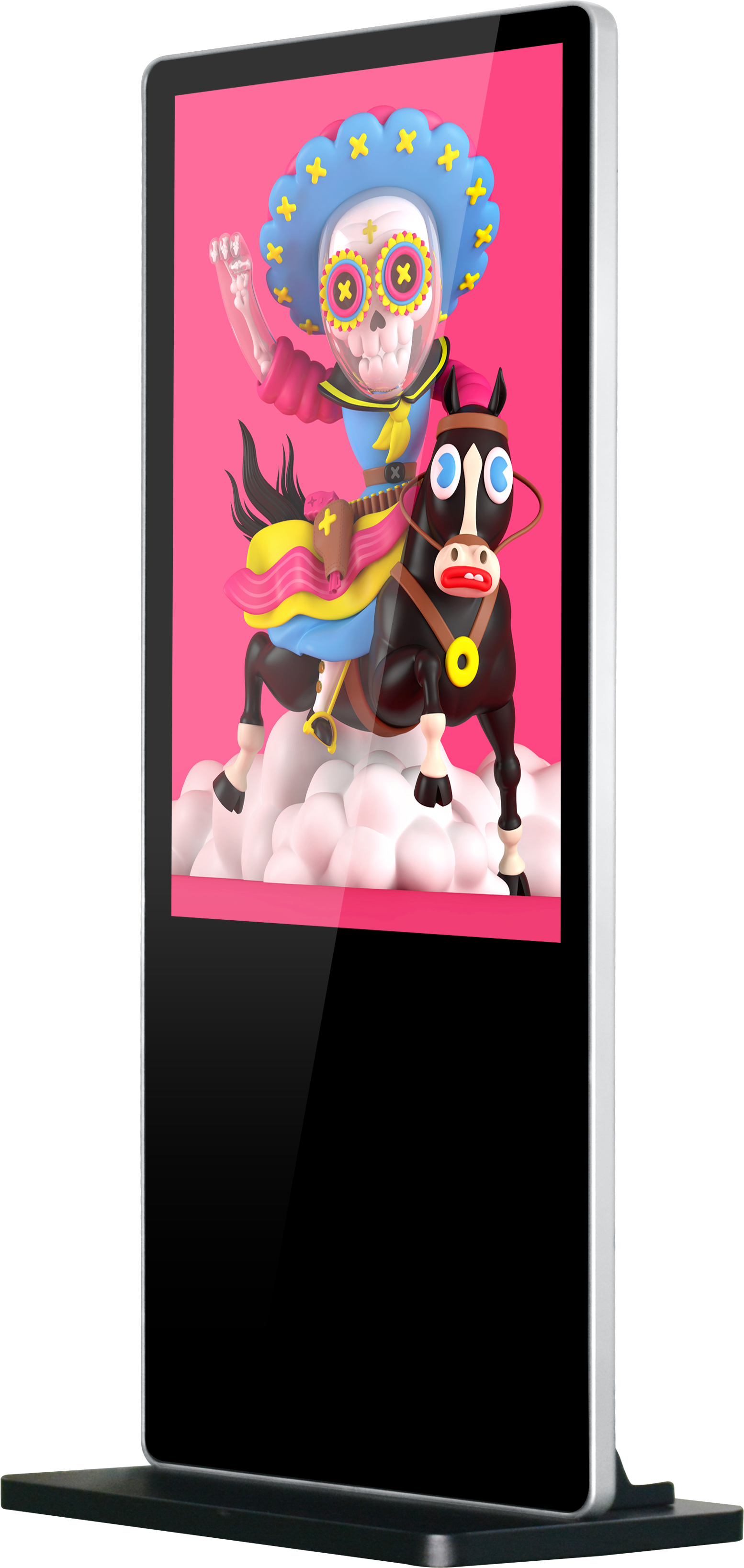 深圳商顯廠家43寸落地智能機