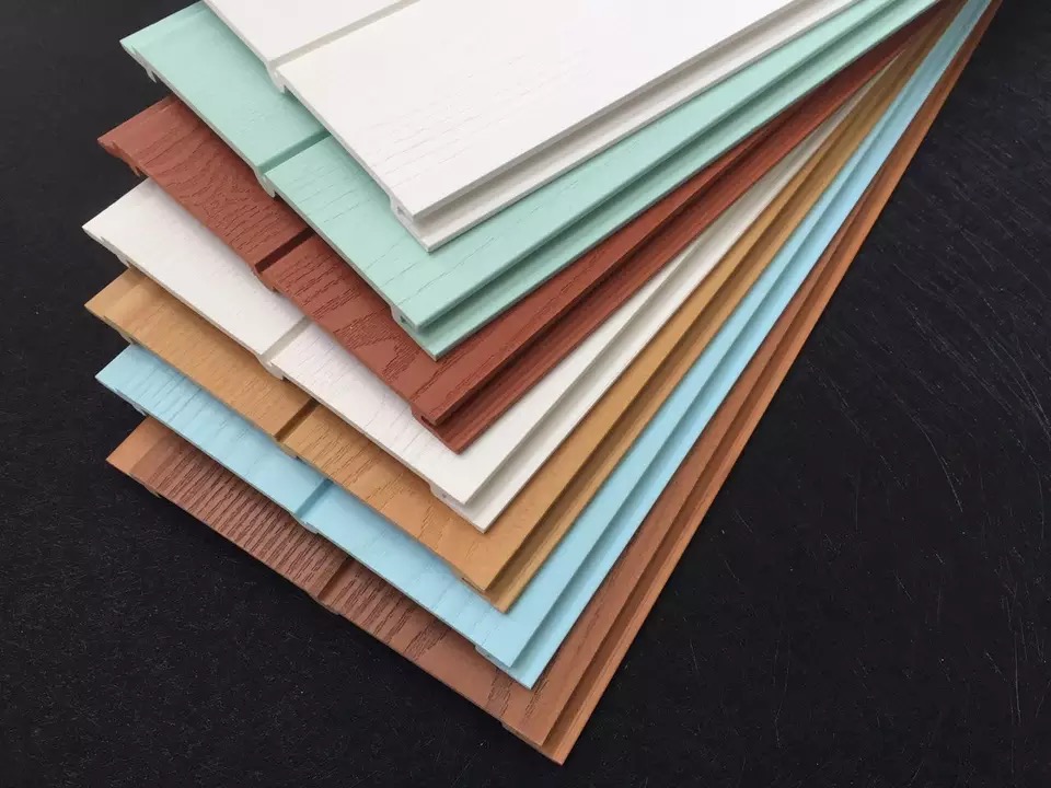 生態(tài)木 生態(tài)木墻裙 護墻板 雙75浮雕板護墻板廠家 木紋墻面裝飾板