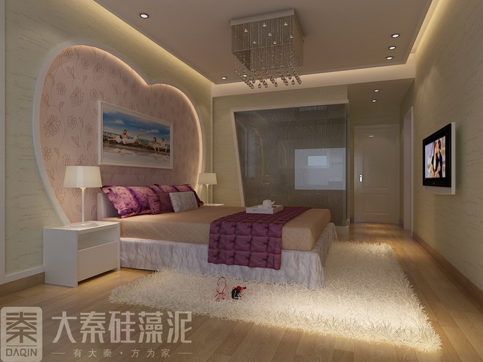 2017新款上饒  大秦硅藻泥婚房墻