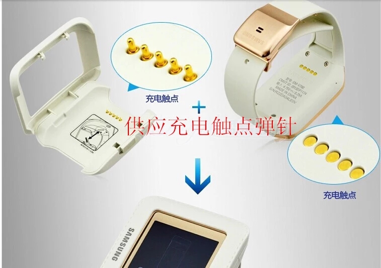 3.5高度pogopin彈簧針 藍(lán)牙耳機(jī)充電頂針