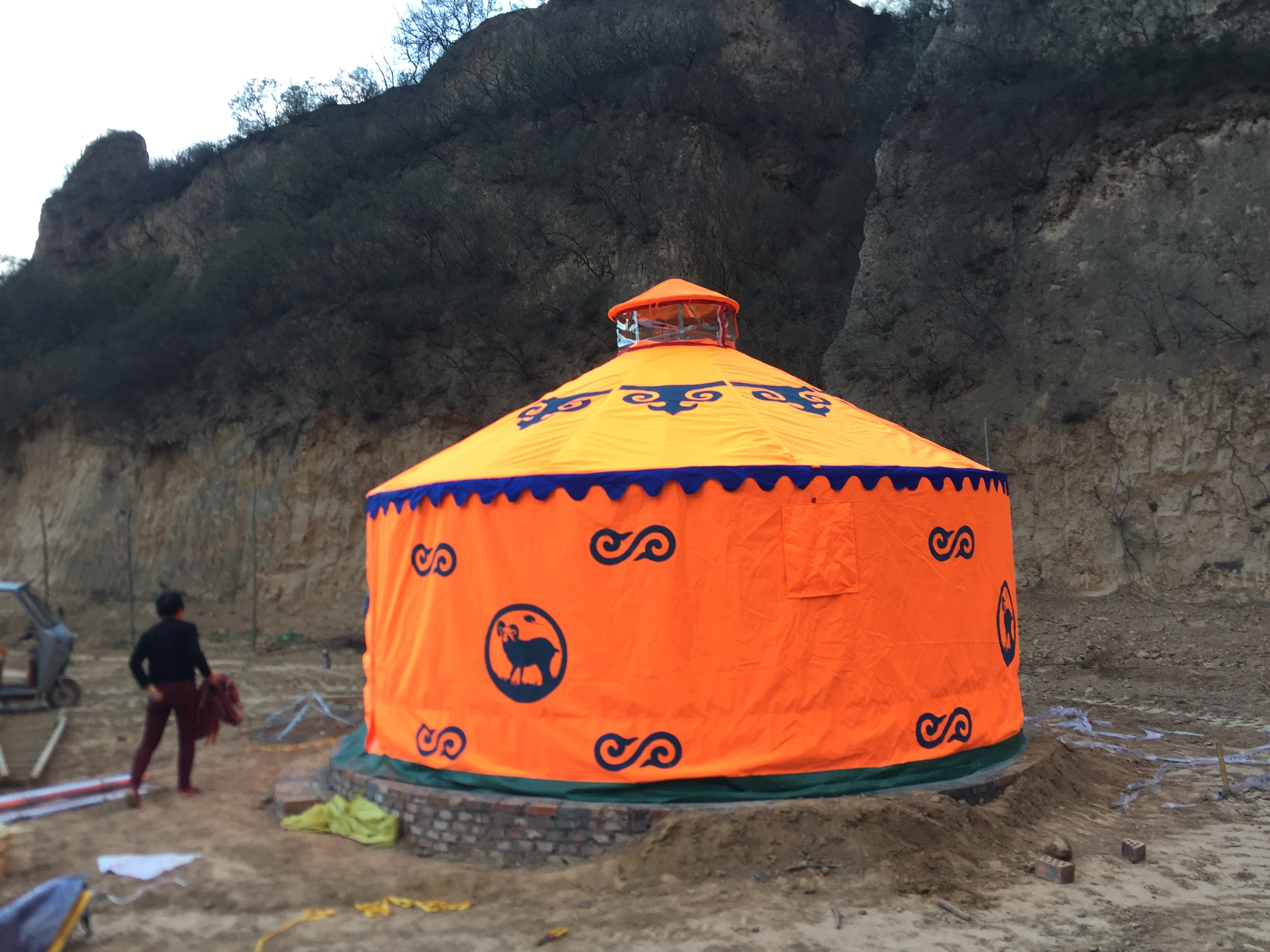 蒙古包帳篷 蒙古包帳篷價格農(nóng)家樂燒烤烤全羊帳篷