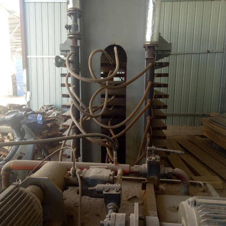 山東4*8尺二手多層熱壓機  400噸橫向人造板熱壓機轉讓