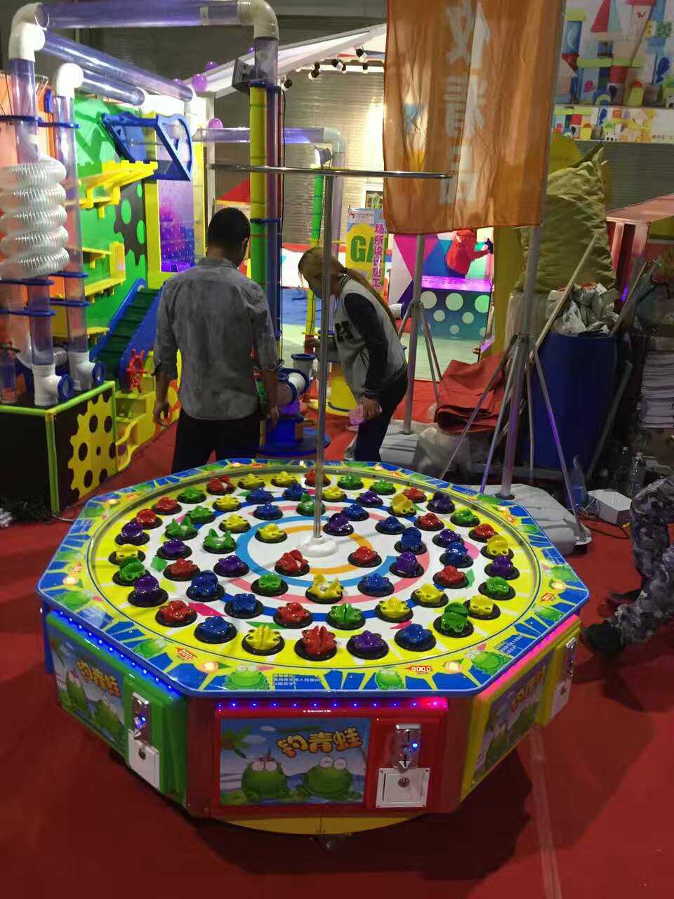 兒童游樂釣青蛙機(jī)廠家批發(fā) 室內(nèi)游樂釣青蛙機(jī) 兒童釣青蛙機(jī)