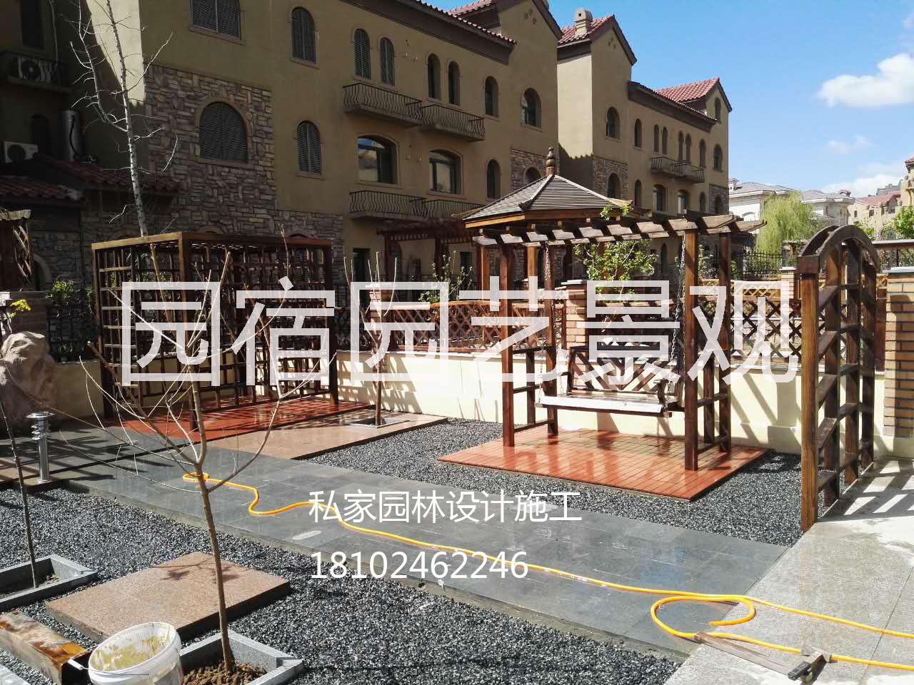 沈陽NO.1別墅庭院設(shè)計施工，中式，日式，韓式，美式，英法式 個性別墅庭院設(shè)計施工