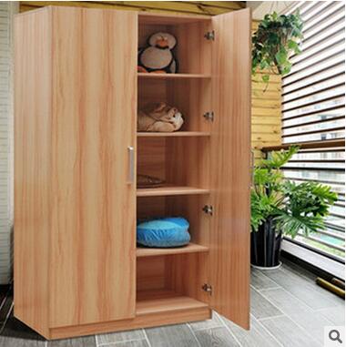 新款簡(jiǎn)約現(xiàn)代防塵陽(yáng)臺(tái)柜兒童收納柜衣柜兩門家用落地儲(chǔ)物柜子