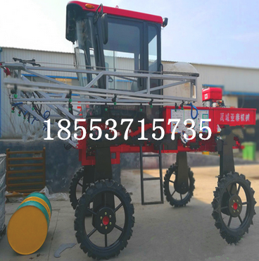四輪高地隙自走式噴桿噴藥機(jī)新