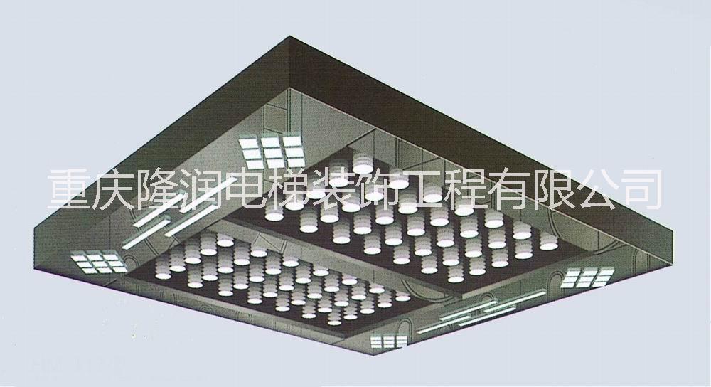 電梯吊頂 鏡面不銹鋼吊頂 豪華吊頂定制 廠家直銷 重慶電梯吊頂