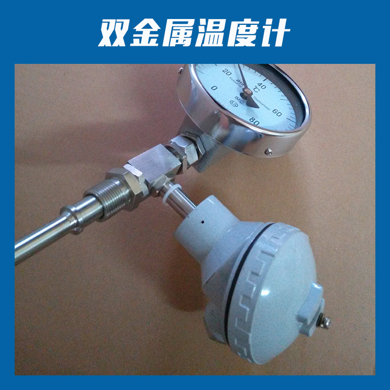 溫濕度儀表 雙金屬溫度計(jì)帶熱電阻/電接點(diǎn)/防腐熱套雙金屬溫度儀
