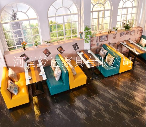 卡座沙發(fā)火鍋店沙發(fā)西餐咖啡廳單人沙發(fā)