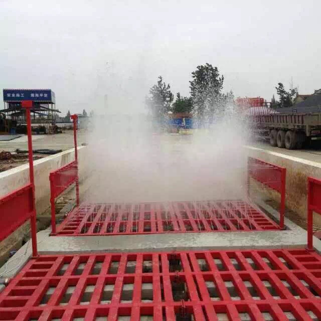 陜西咸陽工地車輛沖洗平臺，自動洗車，方便快捷