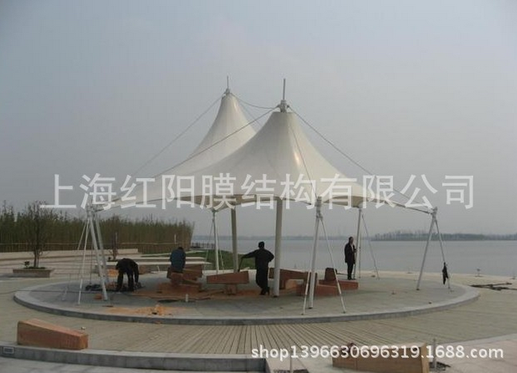 浙江廣場(chǎng)休閑景觀棚價(jià)格 杭州張拉膜景觀棚安裝價(jià)格 寧波景觀棚設(shè)計(jì)