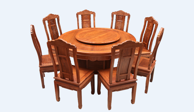 緬花素面圓臺(tái)九件套