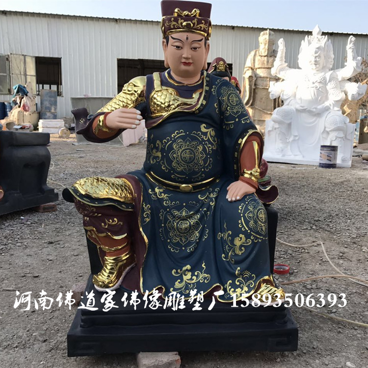 供應(yīng)用于供奉的二郎神楊戩神像 彩繪玻璃鋼神像