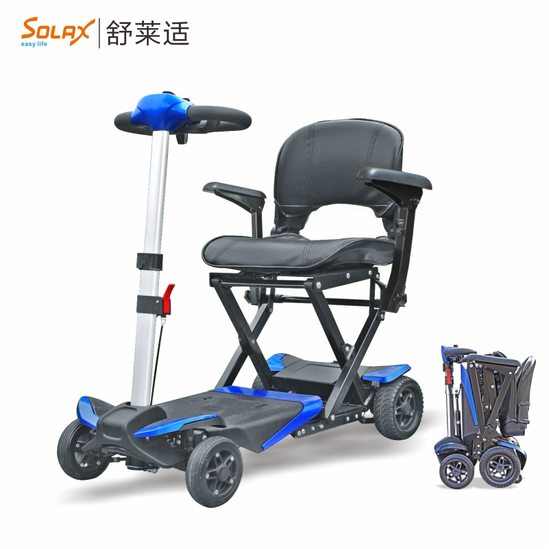 美國舒樂適老年折疊代步車特價(jià)批發(fā)@廣東老年電動(dòng)四輪助力車批發(fā)直銷