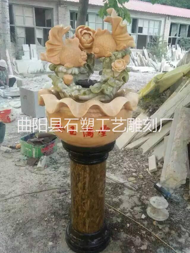 廠家供應(yīng)漢白玉石雕滴水觀音 大理石觀音雕像 寺廟廣場(chǎng)雕塑擺件