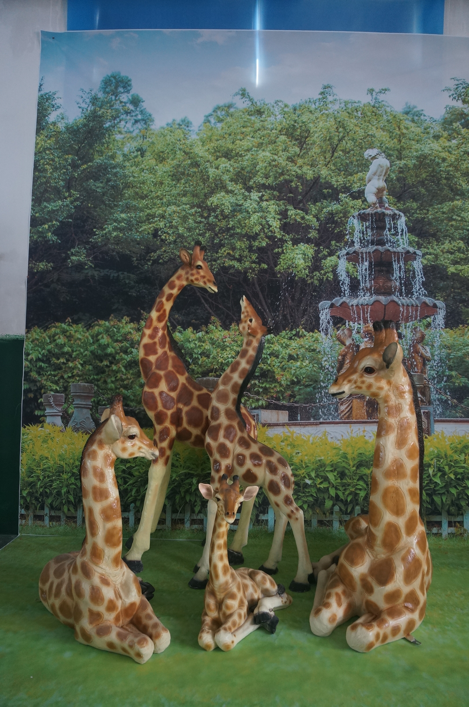 花園動(dòng)物擺件供應(yīng)商 長(zhǎng)頸鹿