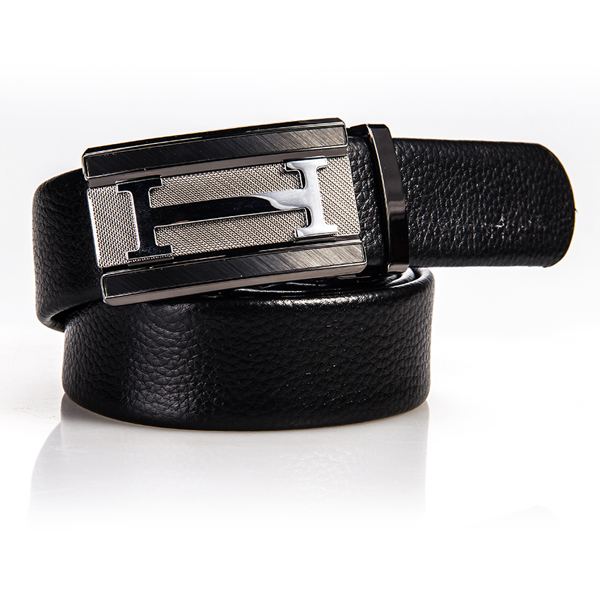 供應新款男士自動扣皮帶時尚商務型