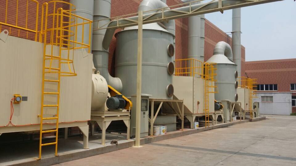 噴淋塔式漆霧處理 山東省噴淋塔式漆霧處理