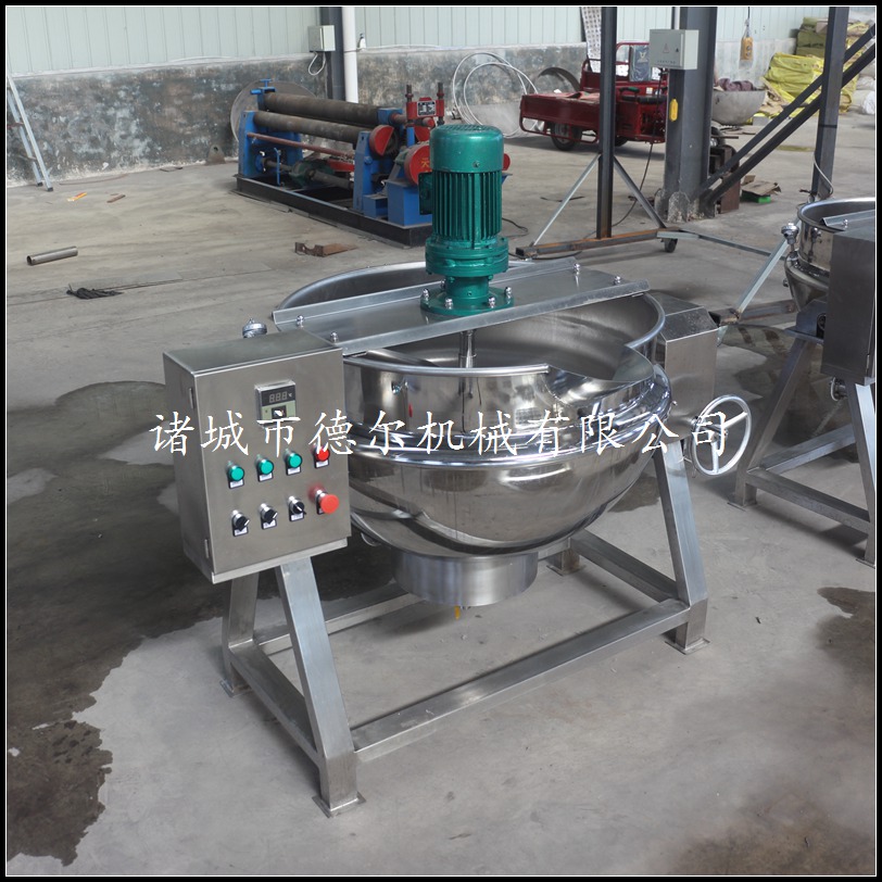 商用電加熱可控溫夾層鍋 不銹鋼夾層鍋 餡料自動(dòng)攪拌夾層鍋