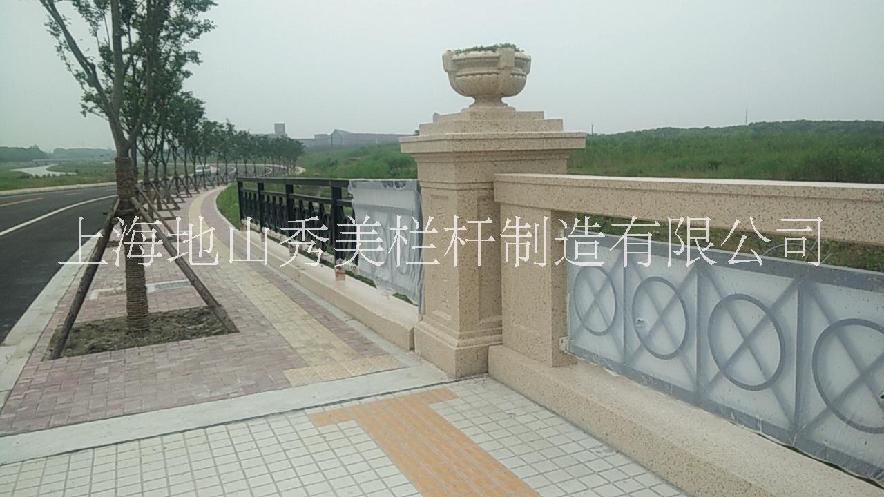 市政橋梁鑄造石欄桿 市政水泥橋梁欄桿鑄造石欄桿