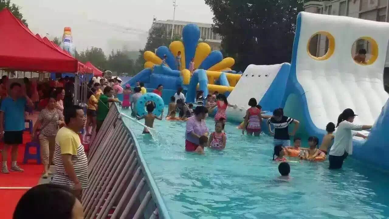 充氣大型水上樂園出租，游樂設(shè)備