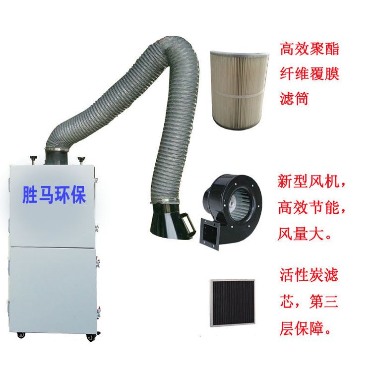 電焊，二保焊焊接煙塵凈化器雙臂