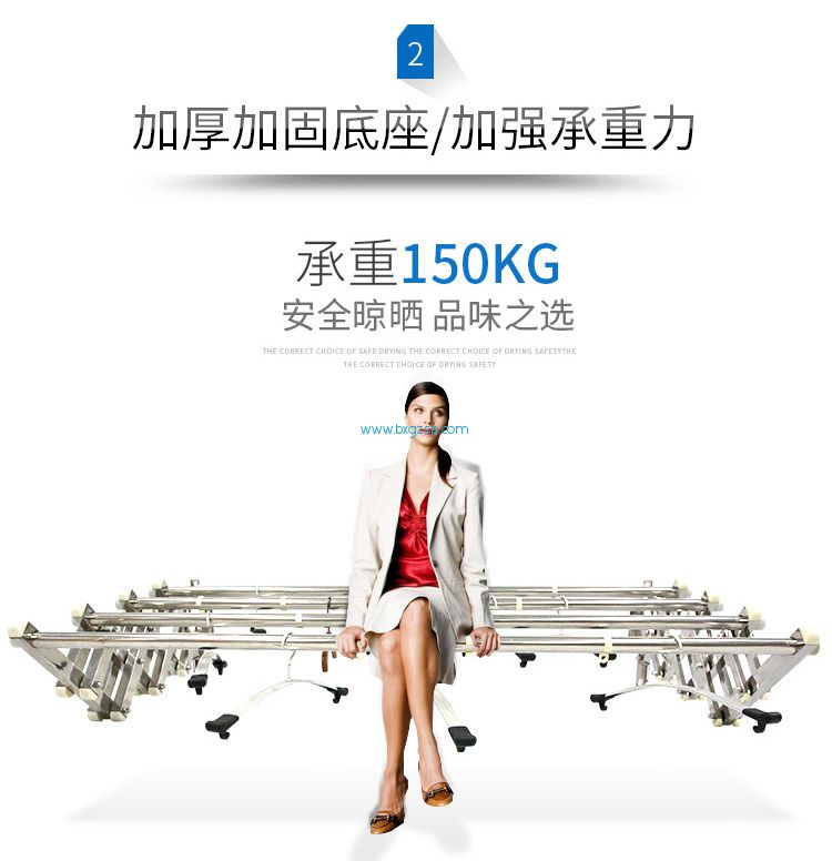 戶外伸縮晾衣架陽臺晾衣架304#不銹鋼晾衣架大大方伸縮晾衣架