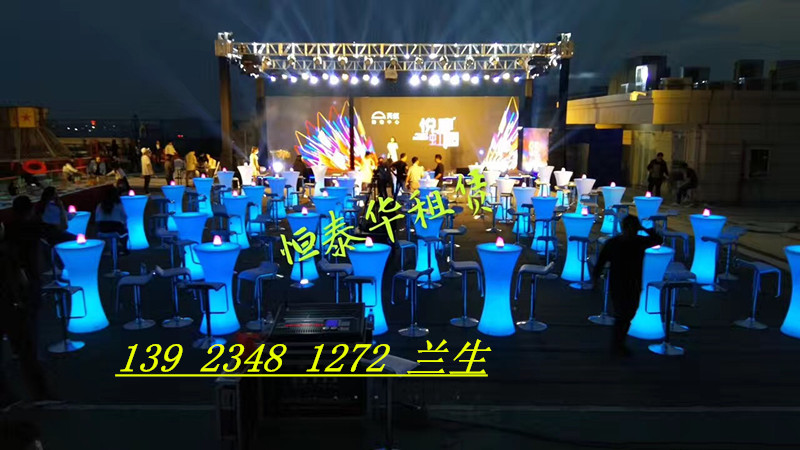 深圳桌椅出租貴賓椅出吧臺桌出租等