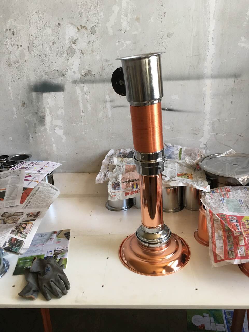 韓式自助燒烤伸縮排煙管