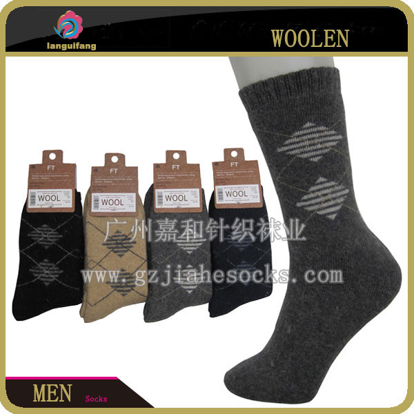 全毛圈加厚羊毛襪男襪 提花羊毛毛巾羊毛襪 中筒羊毛襪襪子廠