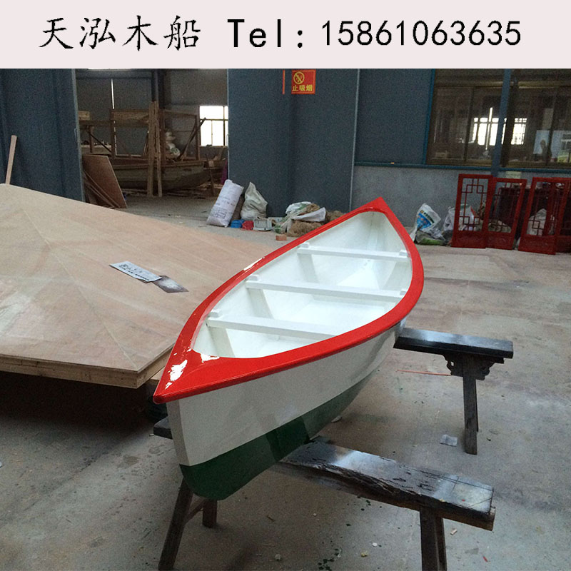 天泓木船定做熱銷尖頭船兩頭尖船