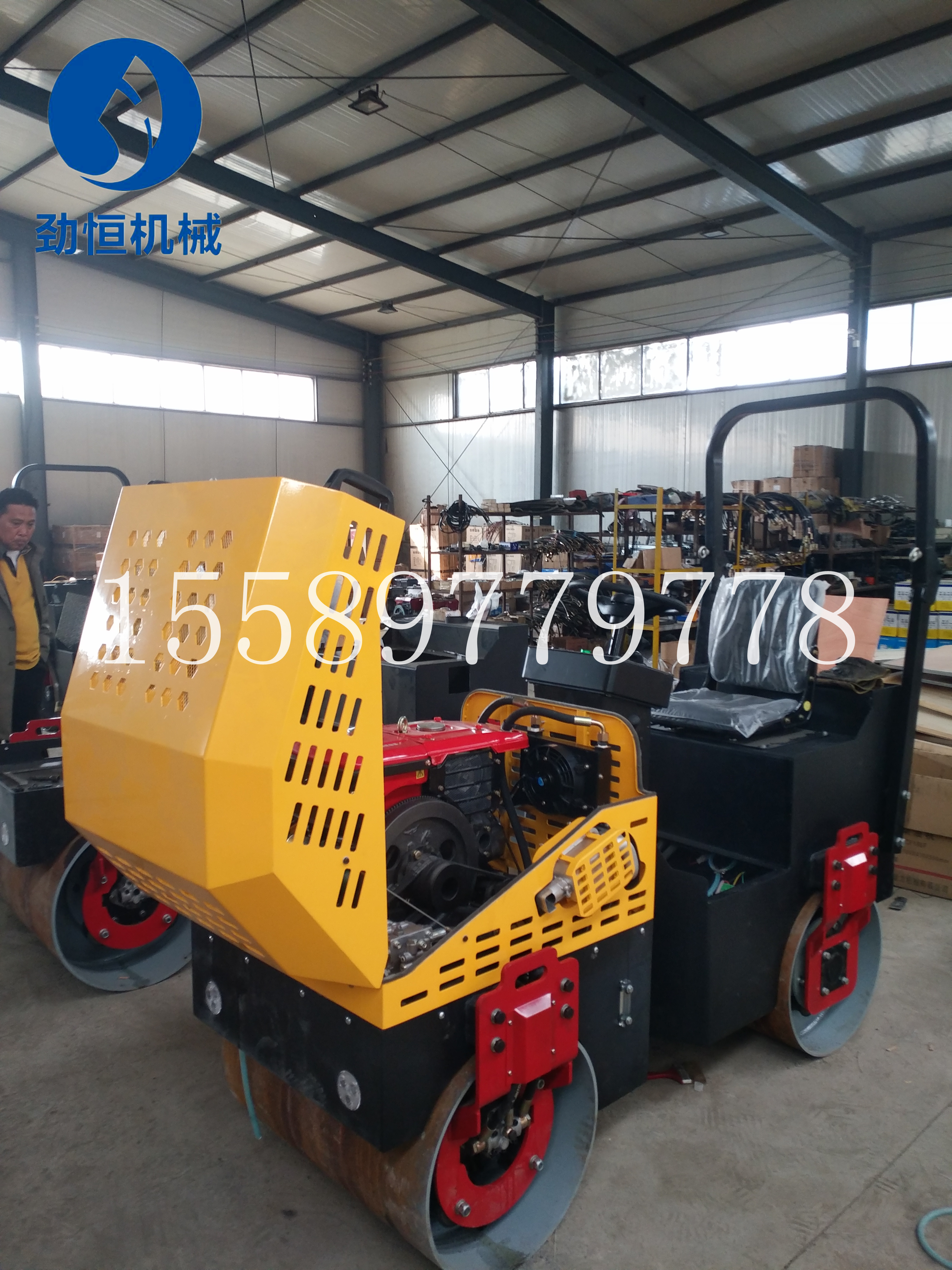 3噸全液壓雙鋼輪小型壓路機
