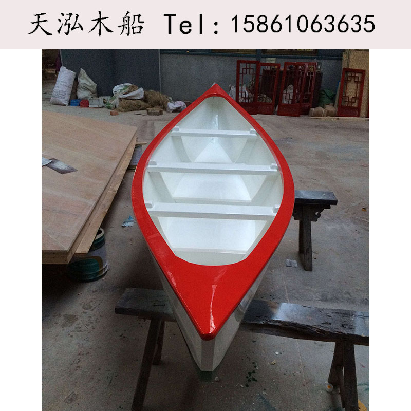 天泓木船定做熱銷尖頭船兩頭尖船