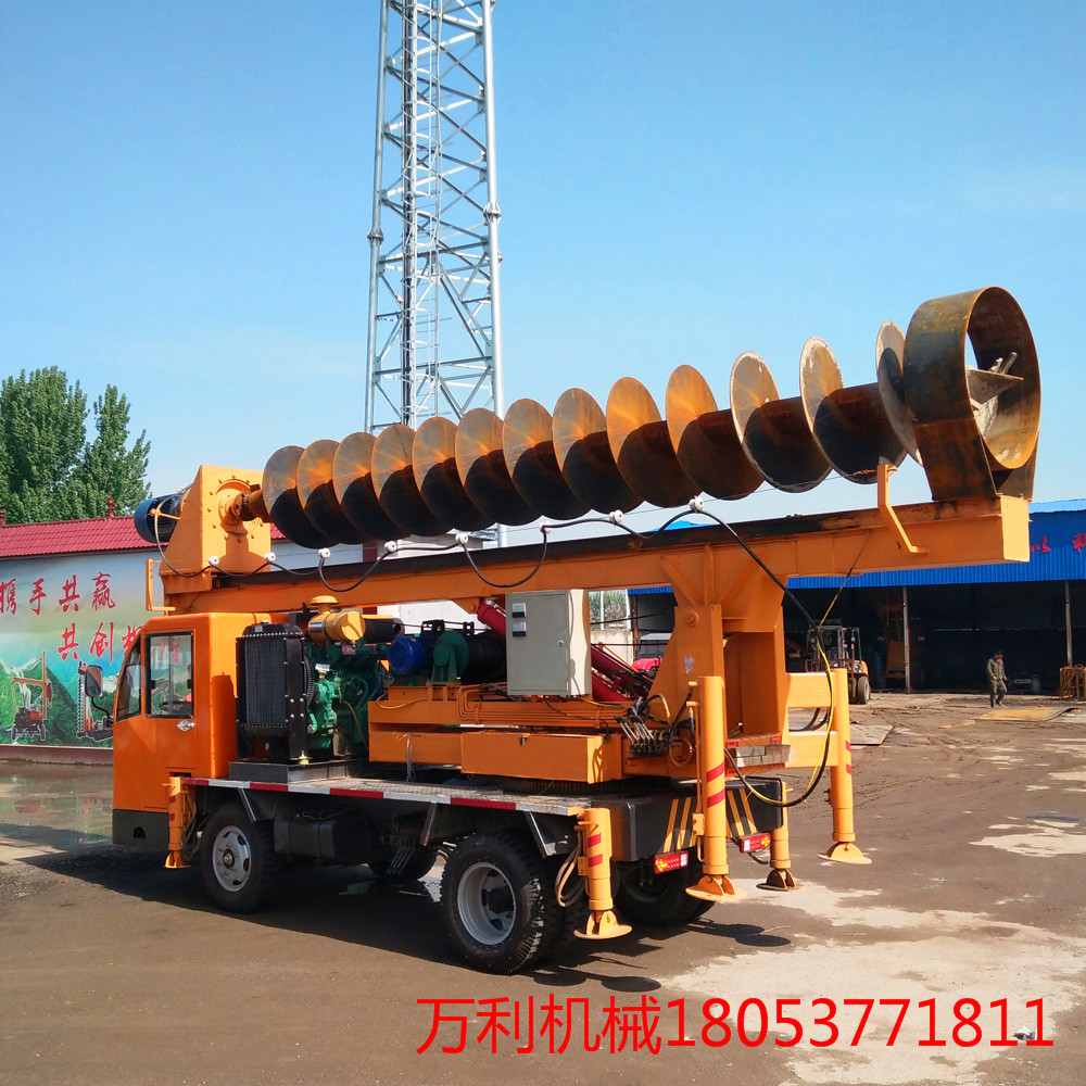 長(zhǎng)螺旋打樁機(jī)，小型地基打樁機(jī)