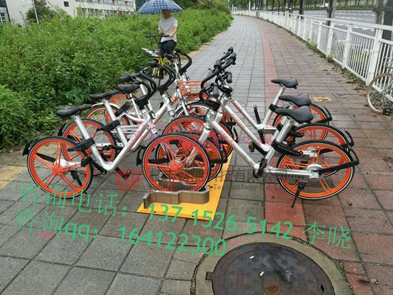 單車停放架材質(zhì) 洛陽供應(yīng)環(huán)保自行車停車架規(guī)格