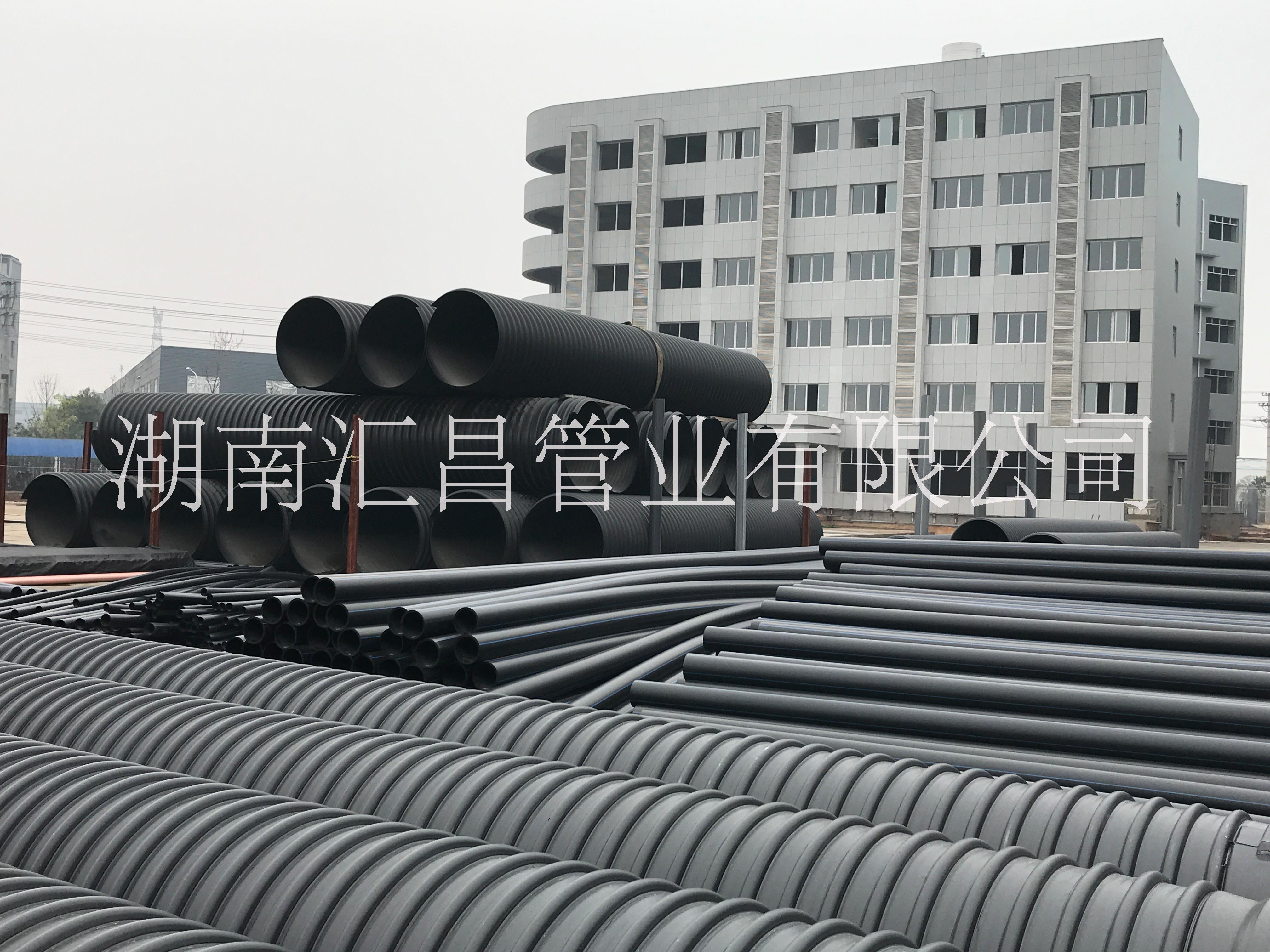 聚乙烯增強(qiáng)鋼帶管,婁底市鋼帶管,匯昌管業(yè) 湖南鋼帶管 湖南HDPE螺旋鋼帶增強(qiáng)鋼帶管