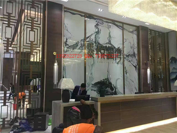 不銹鋼鏤空隔斷 不銹鋼屏風(fēng)背景墻