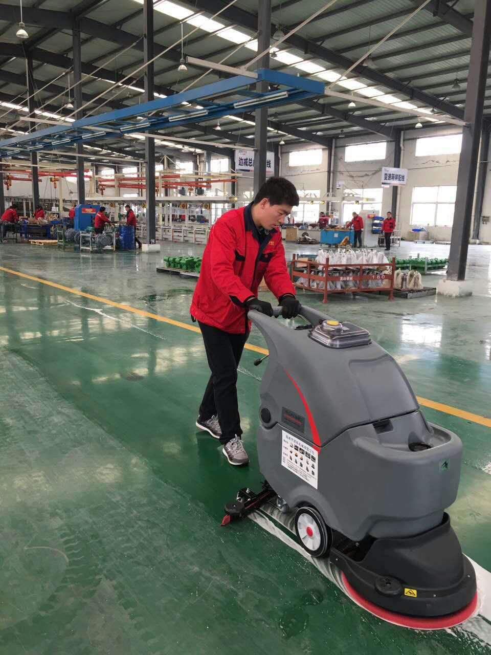 手推式洗地機GM-50B 鹽城高美手推式洗地機GM-50B